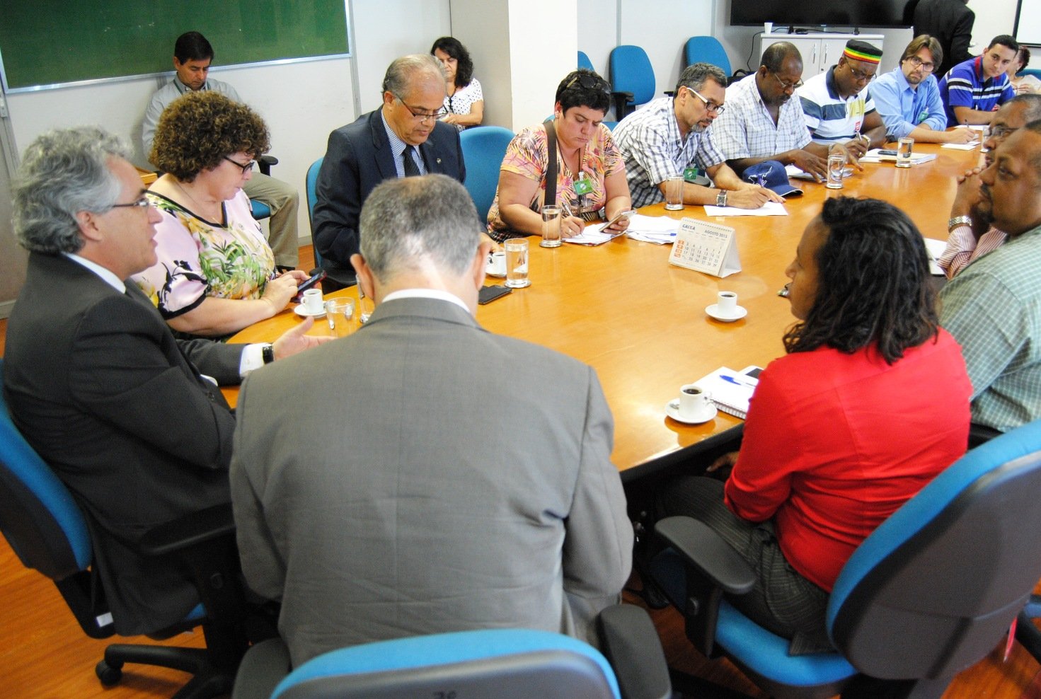 CNGF participou de duas audiências no Ministério do Planejamento nesta terça, 22: sobre a carreira da Seguridade (à esquerda) e do Seguro Social